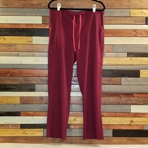 Carhartt wine colored scrub pants. Size XL.